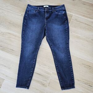 Lane Bryant High Rise Skinny Ultimate Stretch Dark Wash Jeans, Sz 16
